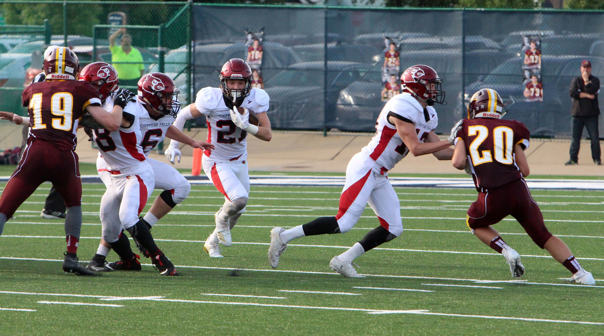Chi-Hi football at Menomonie 8-31-18